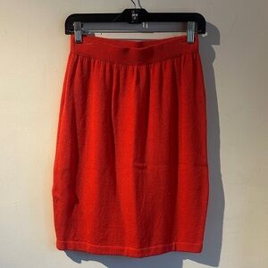 Vintage St. John Red Women's Skirt